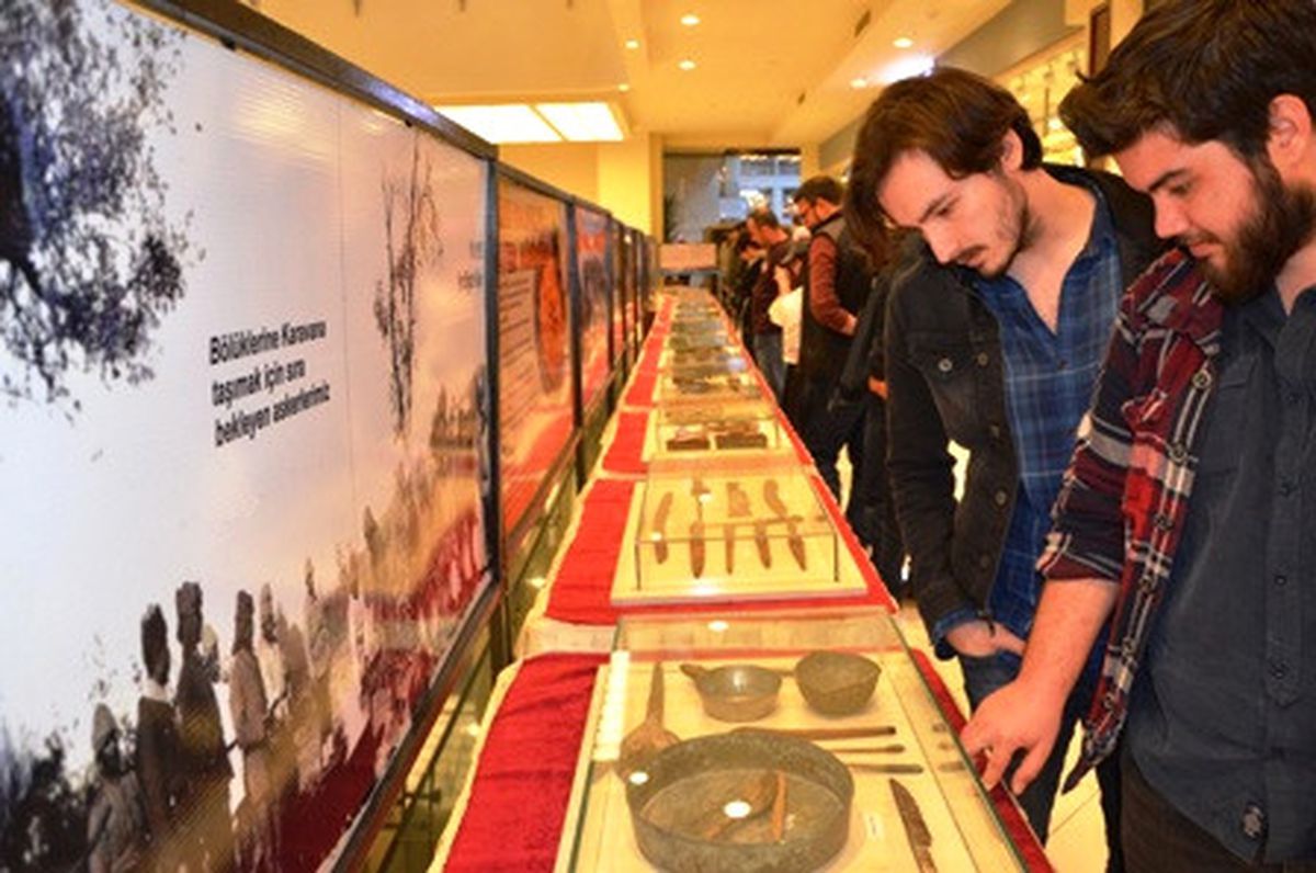 30 Ağustos Zafer Bayramında Forum Trabzon Çanakkale\'nin İzlerini Canlandırıyor