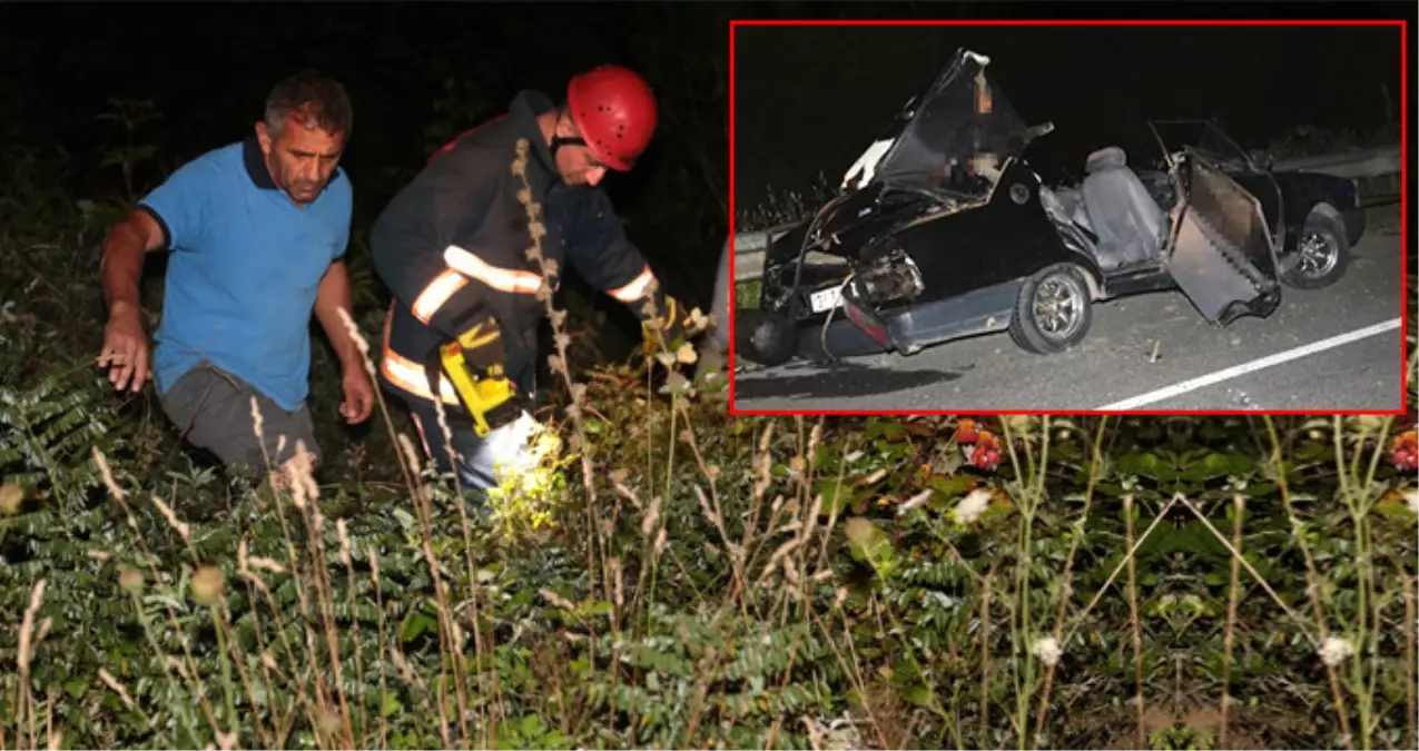 Beykoz-Riva Yolunda Korkunç Kaza: 2 Ölü, 1 Ağır Yaralı! Kopan Kafayı Aradılar