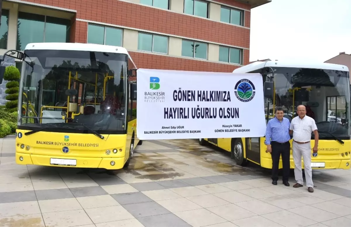 Büyükşehir\'den Gönen İki Yeni Otobüs