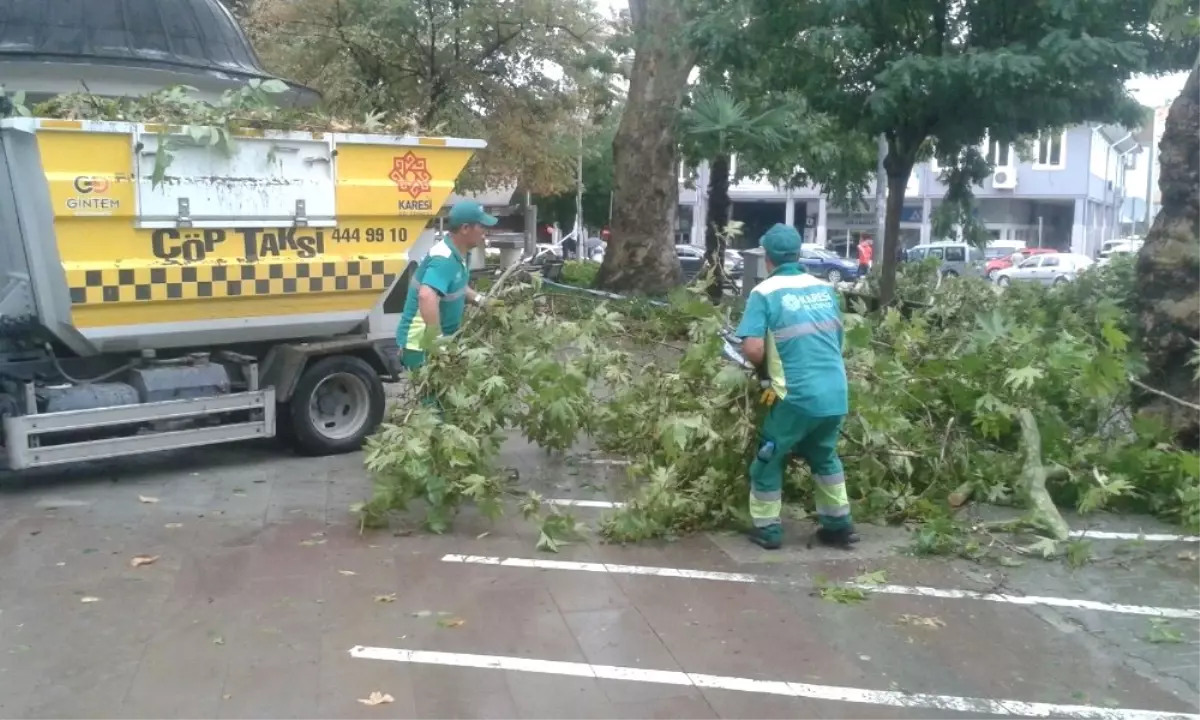 Karesi, Fırtınanın Yaralarını Sarıyor