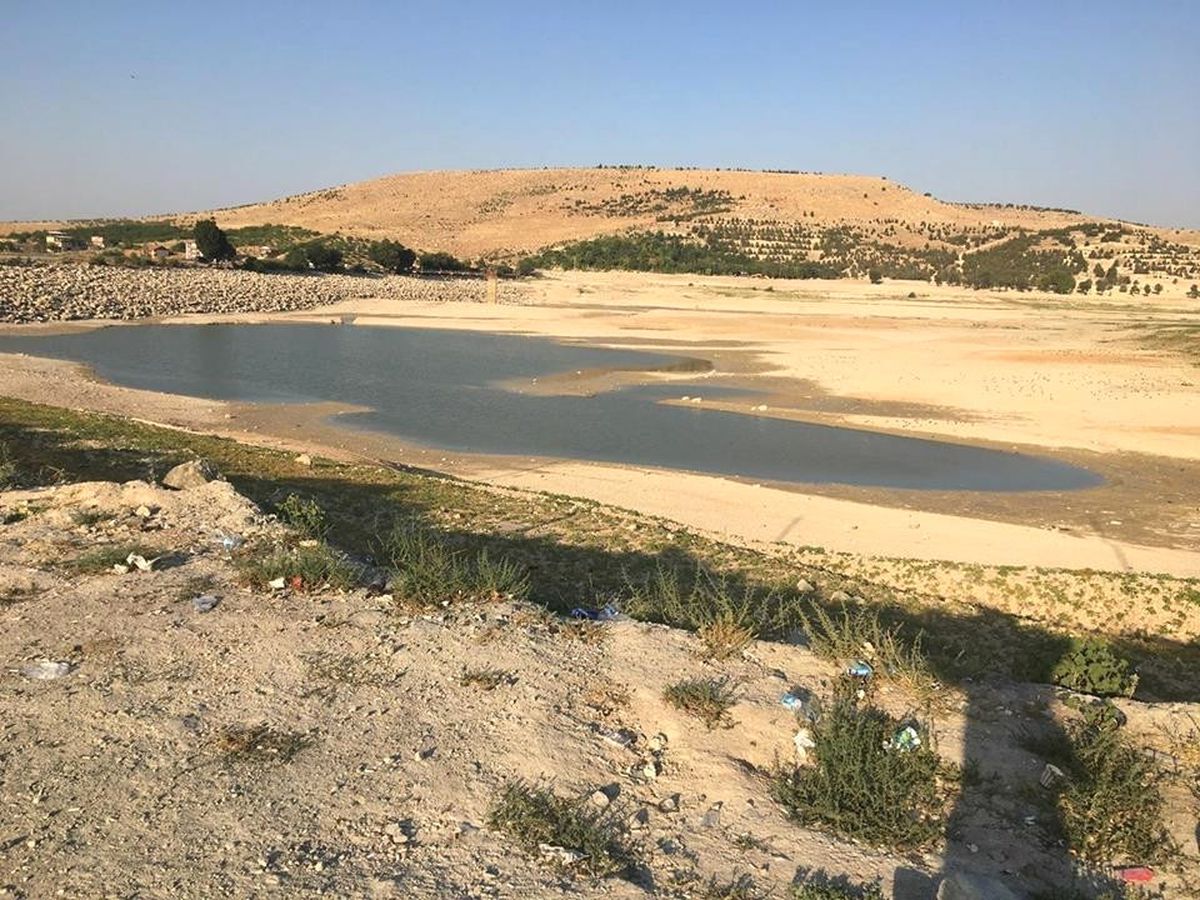 Malatya\'da Orduzu Göleti Kurudu