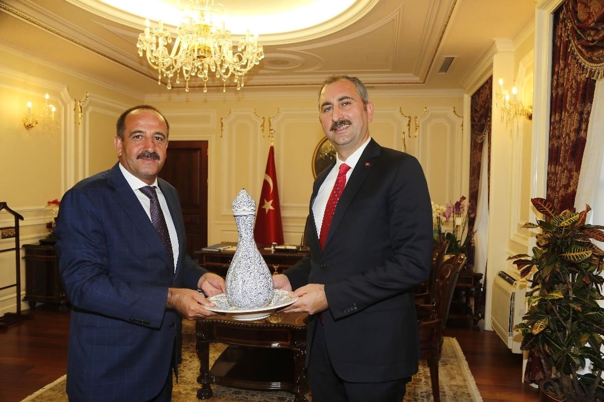 Başkan Duruay\'dan Bakan Gül\'e Hayırlı Olsun Ziyareti