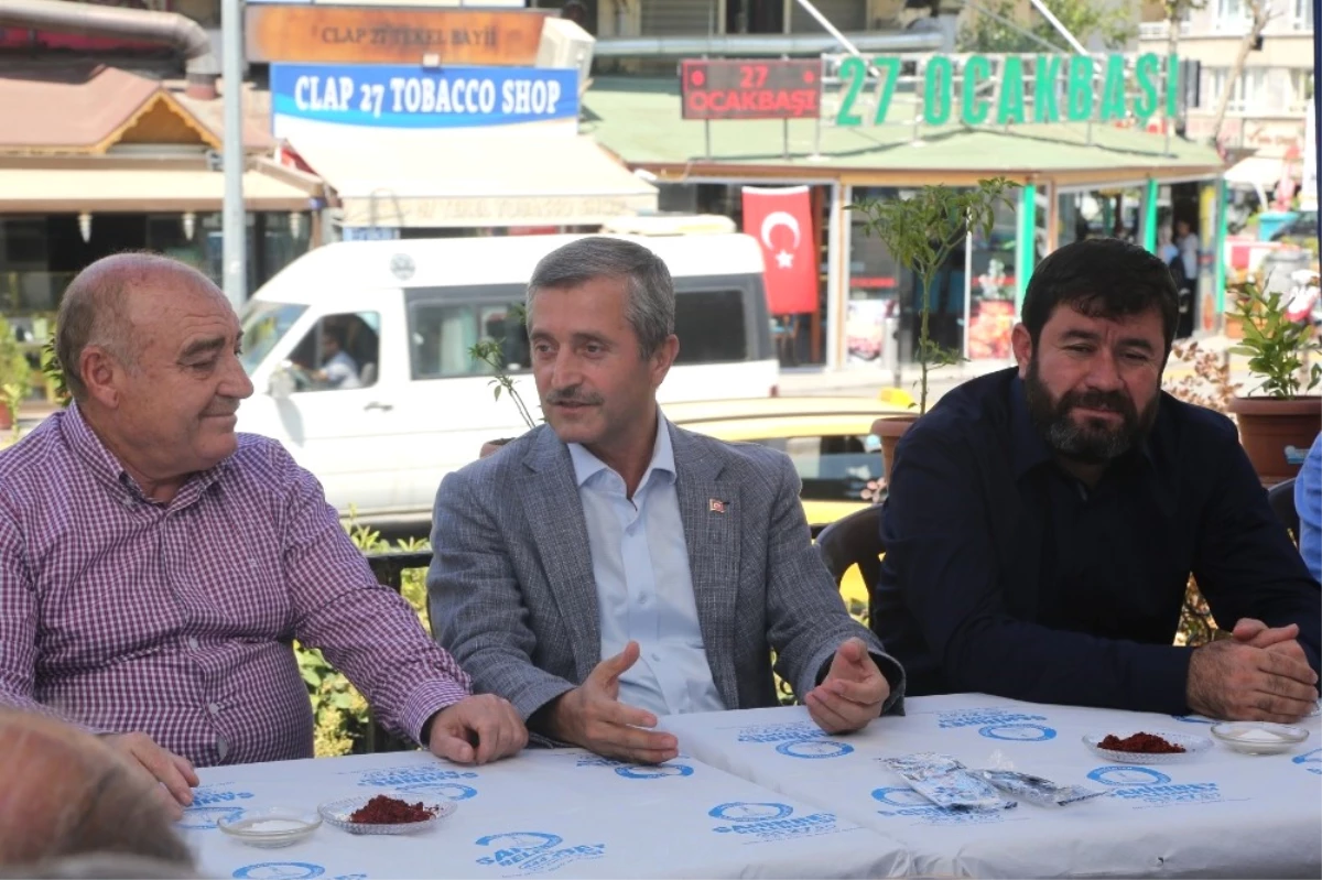 Belediye Başkanı Tahmazoğlu Taksicilerle Buluştu