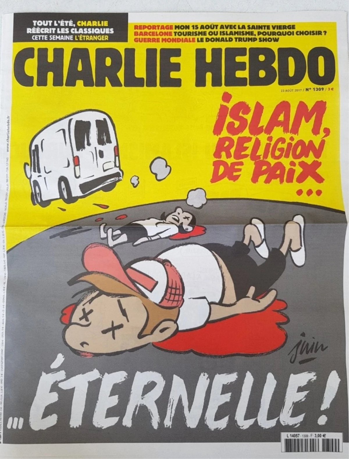 Charlie Hebdo\'dan Yine İslam\'a Hakaret Eden Kapak