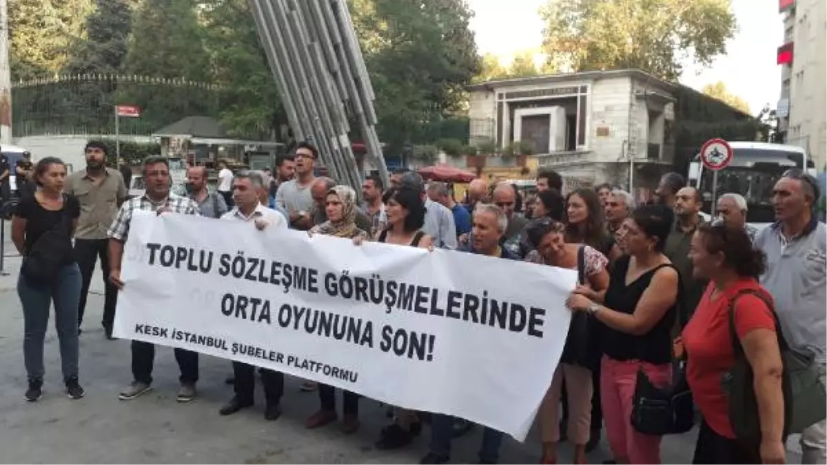 Dha İstanbul- Kesk\'ten  Toplu Sözleşme Protestosu