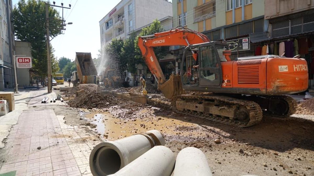Eski Kahta Caddesindeki Altyapı Çalışmalarında Sona Gelindi