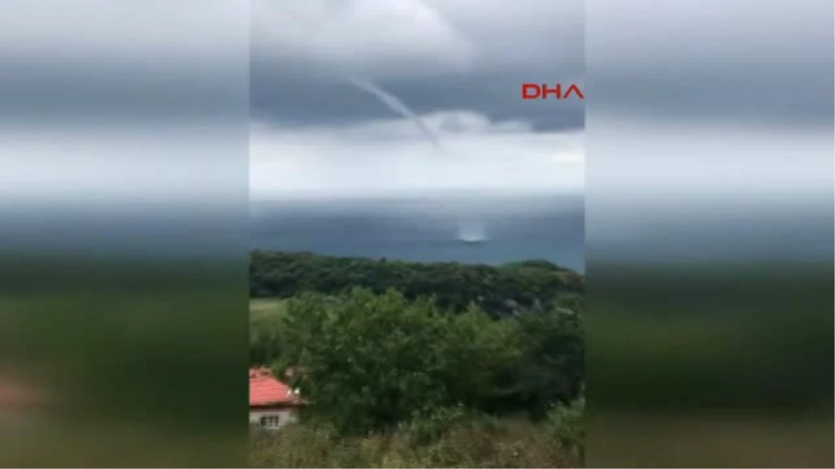 Kastamonu - Cide\'de Deniz Üzerinde Oluşan Hortum Böyle Görüntülendi