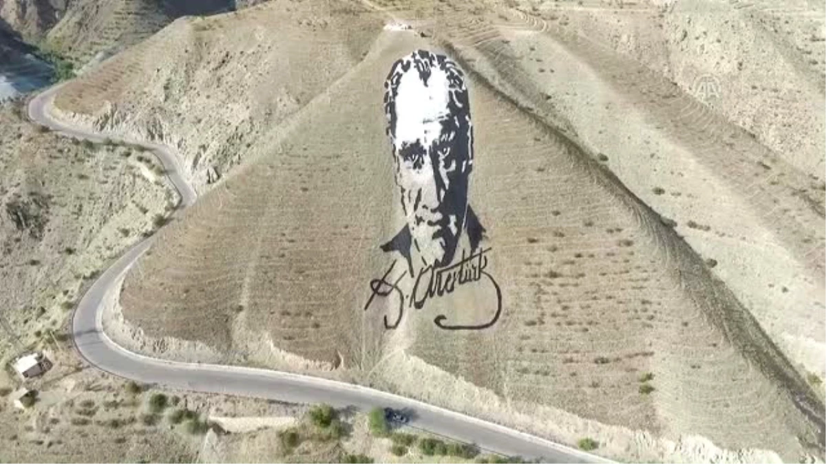 Uzaydan Görülen Dev Atatürk Portresi Yenileniyor