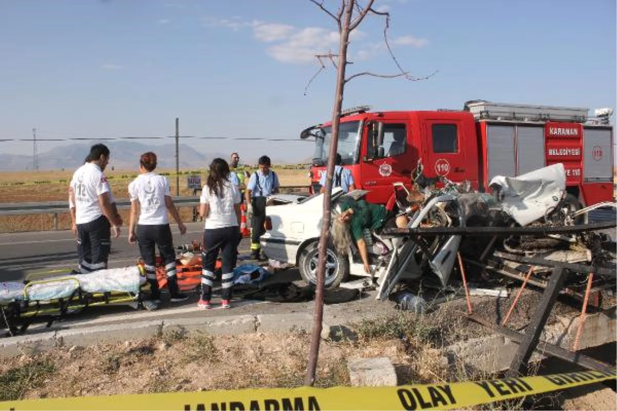 Bayram Tatili Yolunda Kaza: 1 Ölü, 1 Yaralı