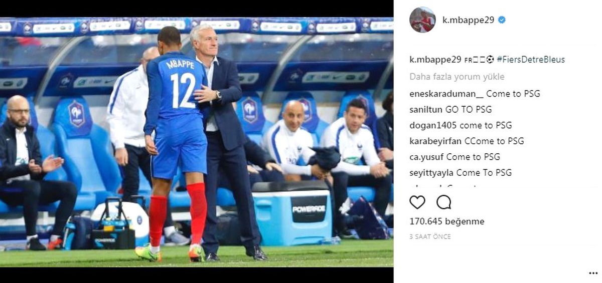 Beşiktaşlı Taraftarlardan Mbappe\'ye Gönderme