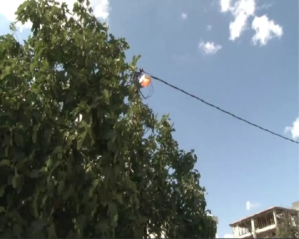 Bu Sokakta Aydınlatma Lambaları 15 Gündür Gece Gündüz Yanıyor