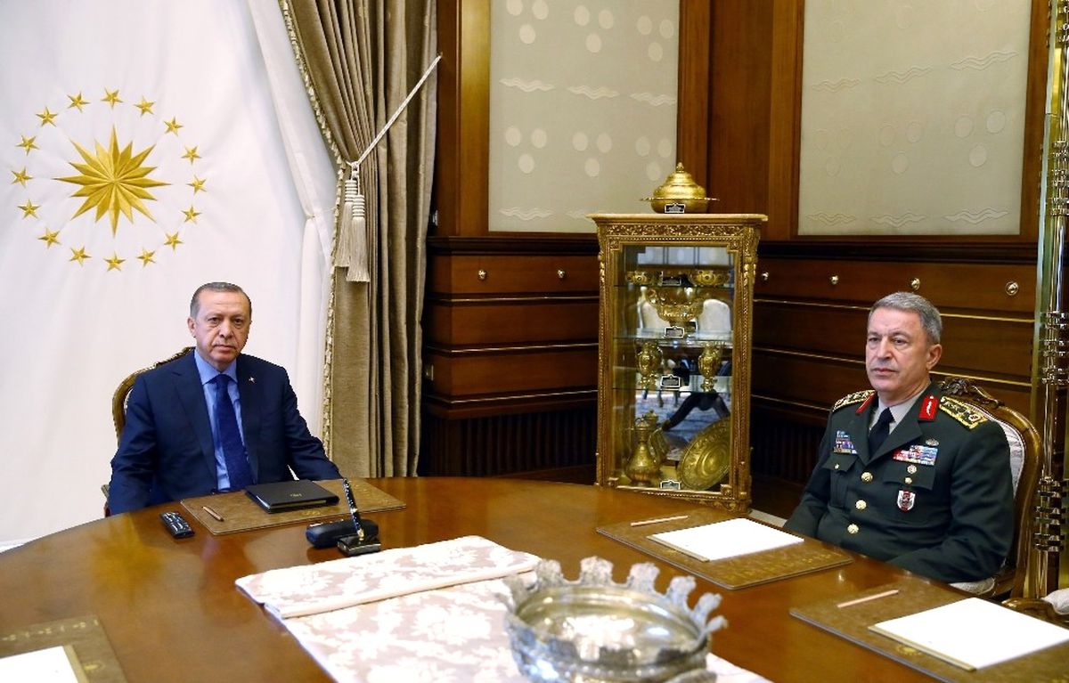 Cumhurbaşkanı Erdoğan Orgeneral Akar\'ı Kabul Etti