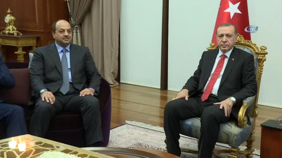 Cumhurbaşkanı ve AK Parti Genel Başkanı Erdoğan\'ın Kabulü