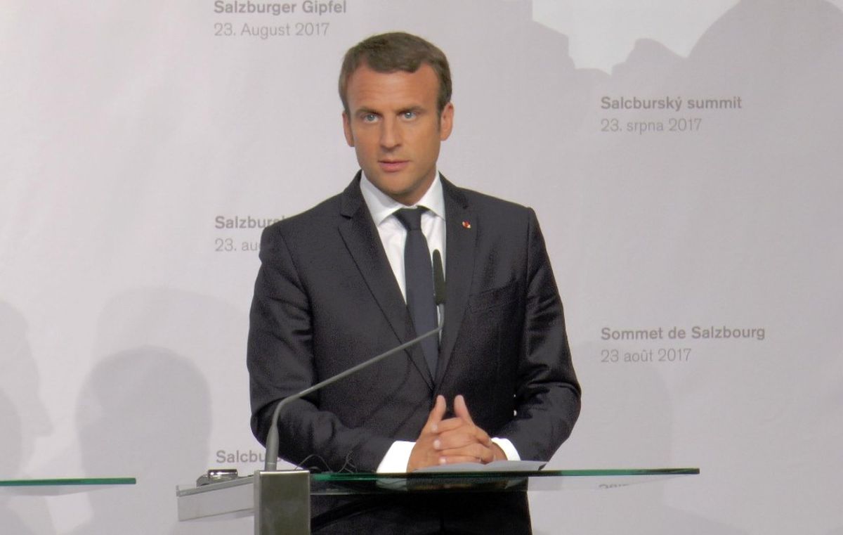 Fransa Cumhurbaşkanı Macron Salzburg\'ta