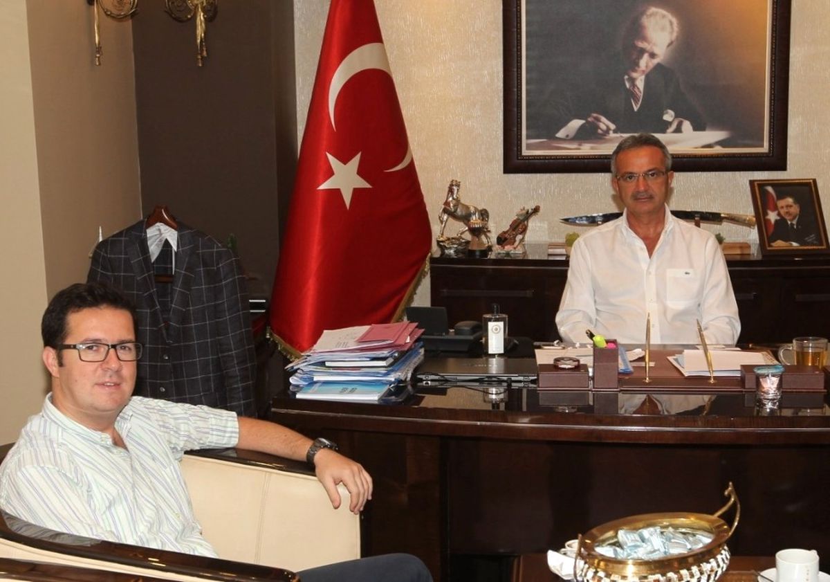 PTT Müdür\'ü ve Başhekim Başkan Köşker\'i Ziyaret Etti