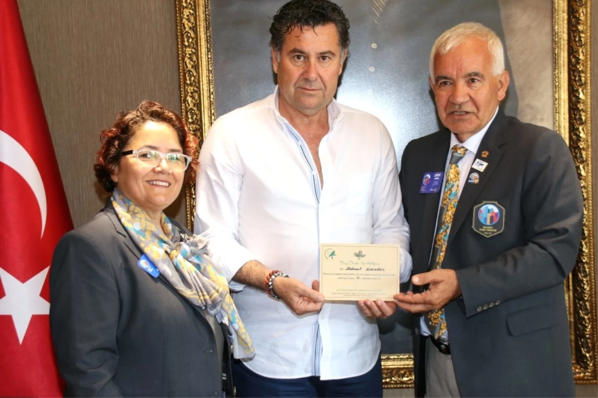 Rotary Federasyon Başkanı\'ndan Başkan Kocadon\'a Ziyaret