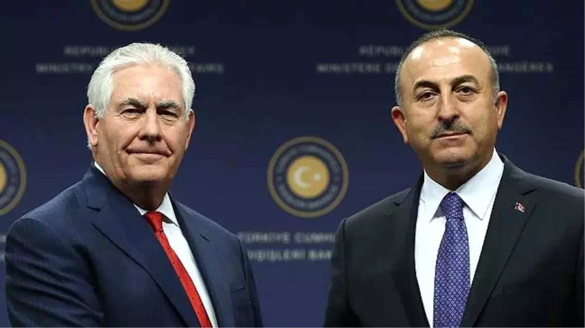 Dışişleri Bakanı Çavuşoğlu, ABD Dışişleri Bakanı Tillerson ile Görüştü