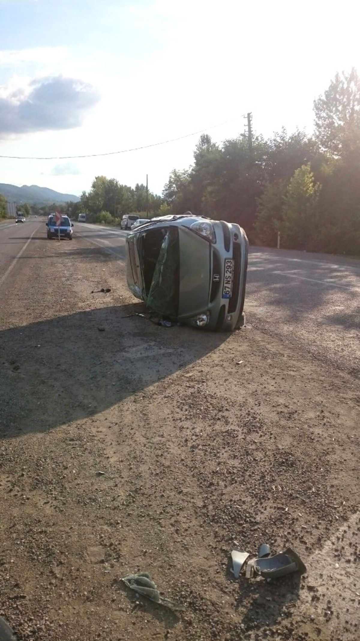 Zonguldak\'ta Trafik Kazası: 2 Yaralı