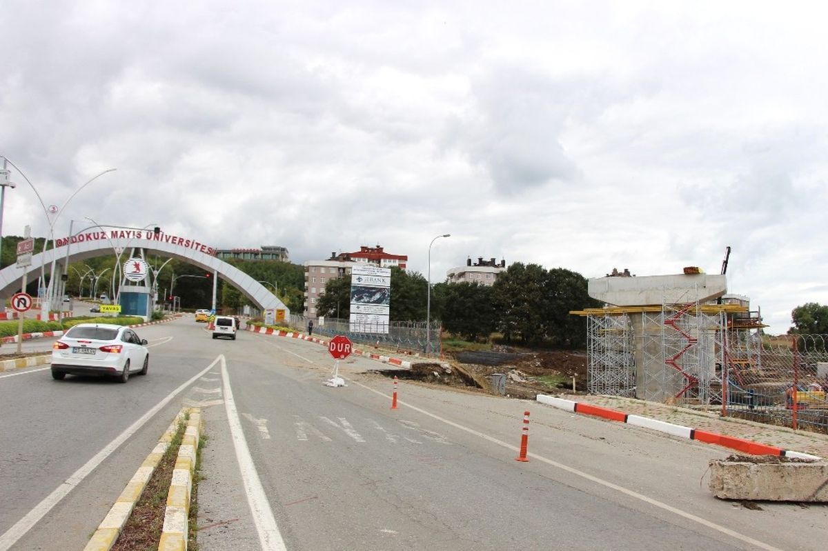 Omü\'ye Tren 400 Metrelik Viyadükle Çıkacak
