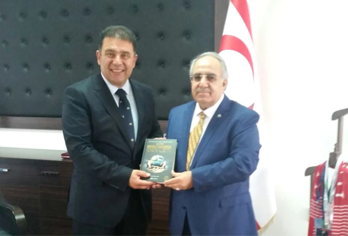 Prof. Dr. Bayram Altan KKTC Çalışma ve Sosyal Güvenlik Bakanını Ziyaret Etti