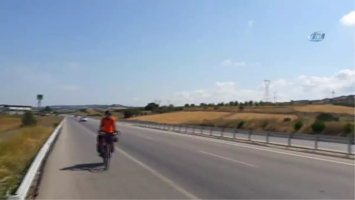 Protez Bacağıyla Bin Kilometre Pedal Çevirdi