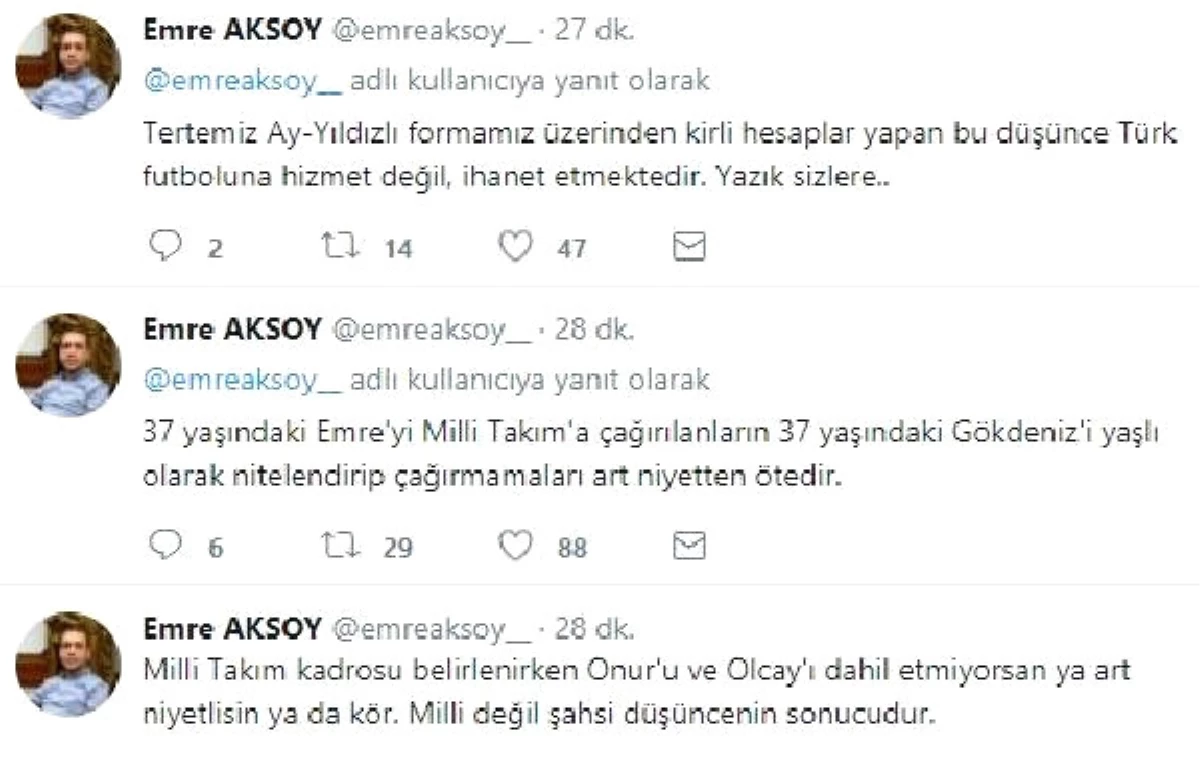 Trabzonspor Yönetim Kurulu Üyesi Aksoy\'dan Milli Takım Tepkisi