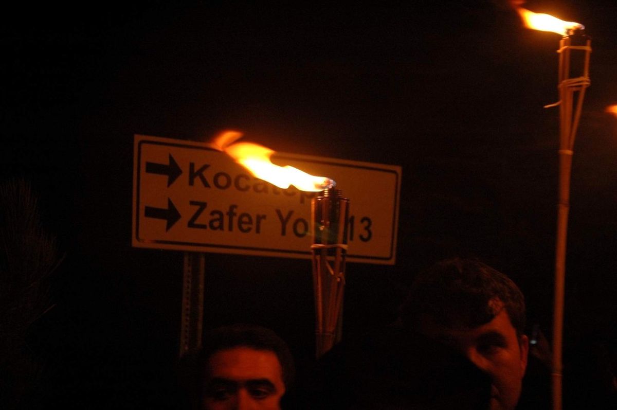 95 Yıl Önce Olduğu Gibi Atalarının İzinde "Zafere" Yürüdüler