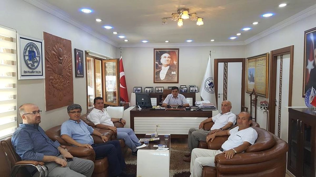 Başkan Bakıcı ve Başkan Yalçın Bir Araya Geldi
