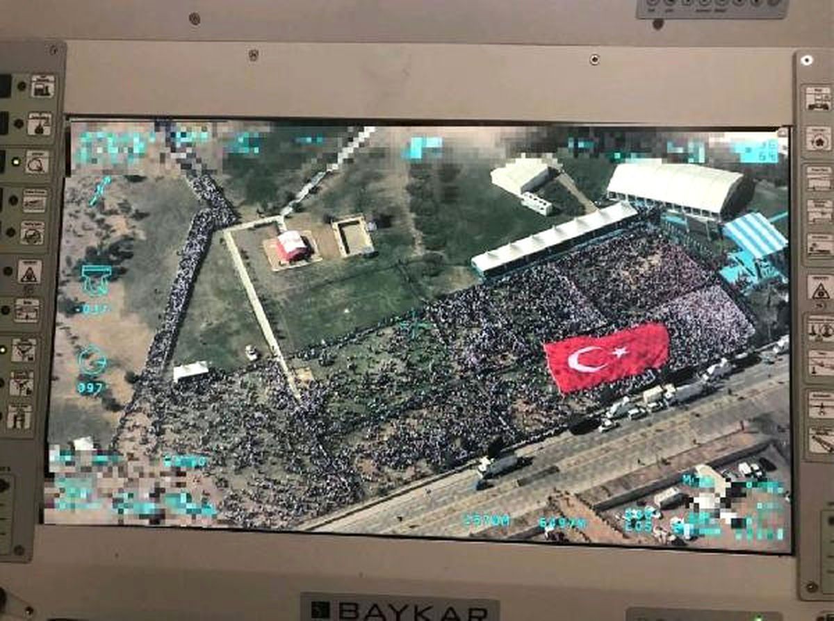 Bayraktar Tb2, Malazgirt\'teki Anma Etkinliğini Böyle Görüntüledi