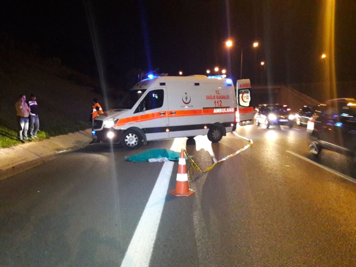 Lastiğini Değiştirmek İsterken Canından Oldu