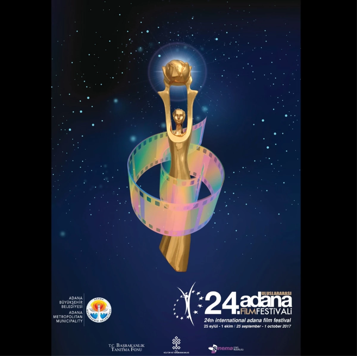 24. Uluslararası Adana Film Festivali\'nin Afişi Hazır