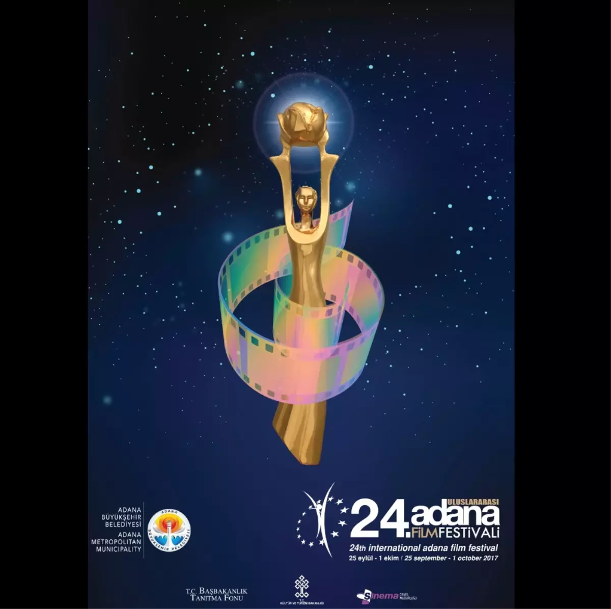 24. Uluslararası Adana Film Festivali\'nin Afişi Hazır