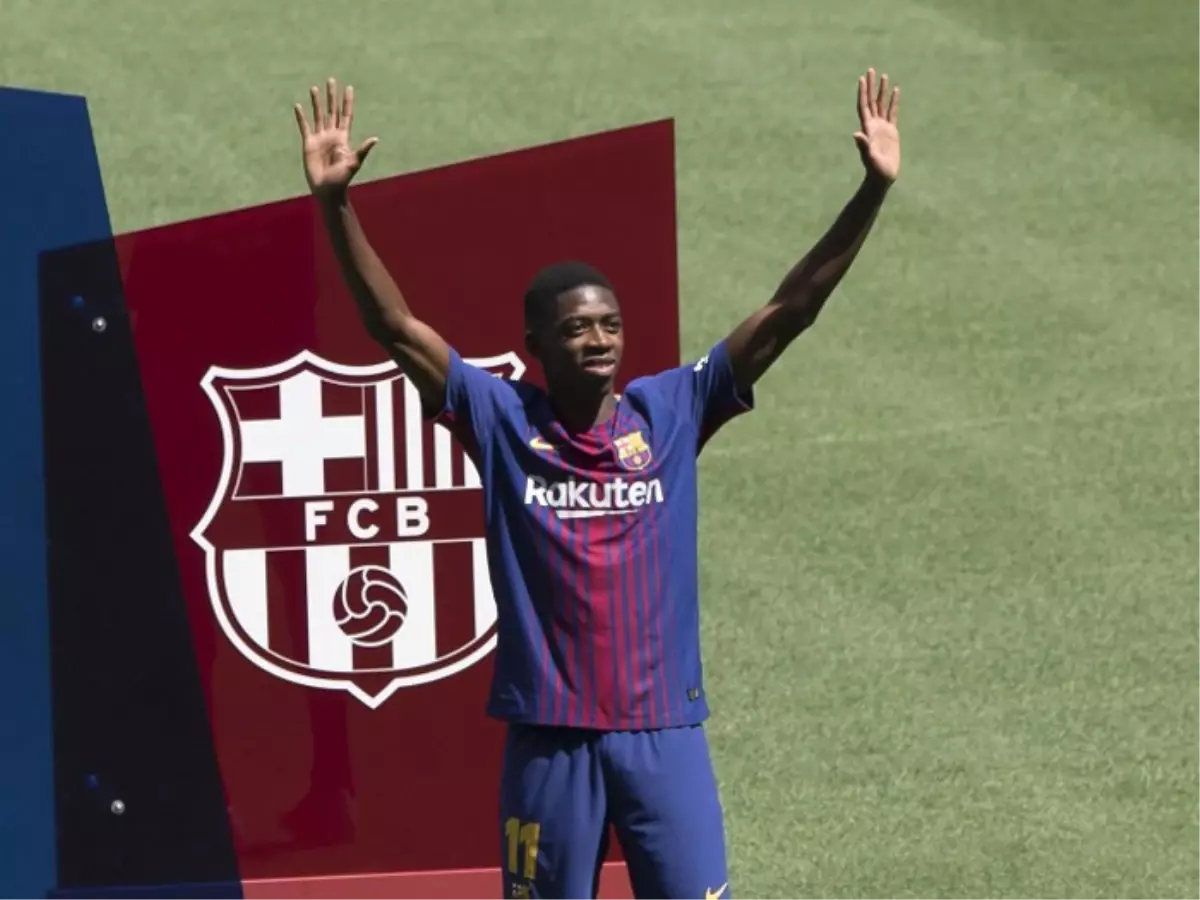 Barcelona, Dembele\'yi Tanıttı