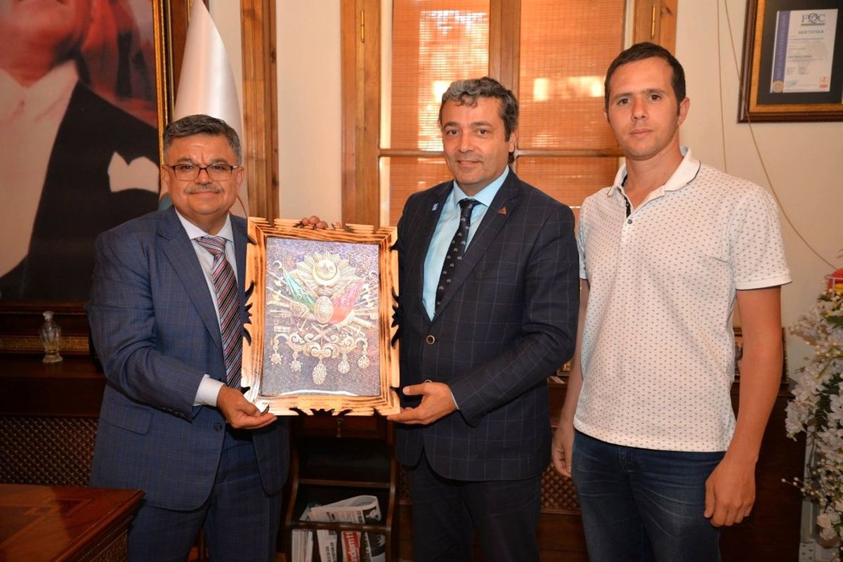 Bisikletliler Derneği Genel Başkanı Suyabatmaz ile Başkan Yağcı Bir Araya Geldi