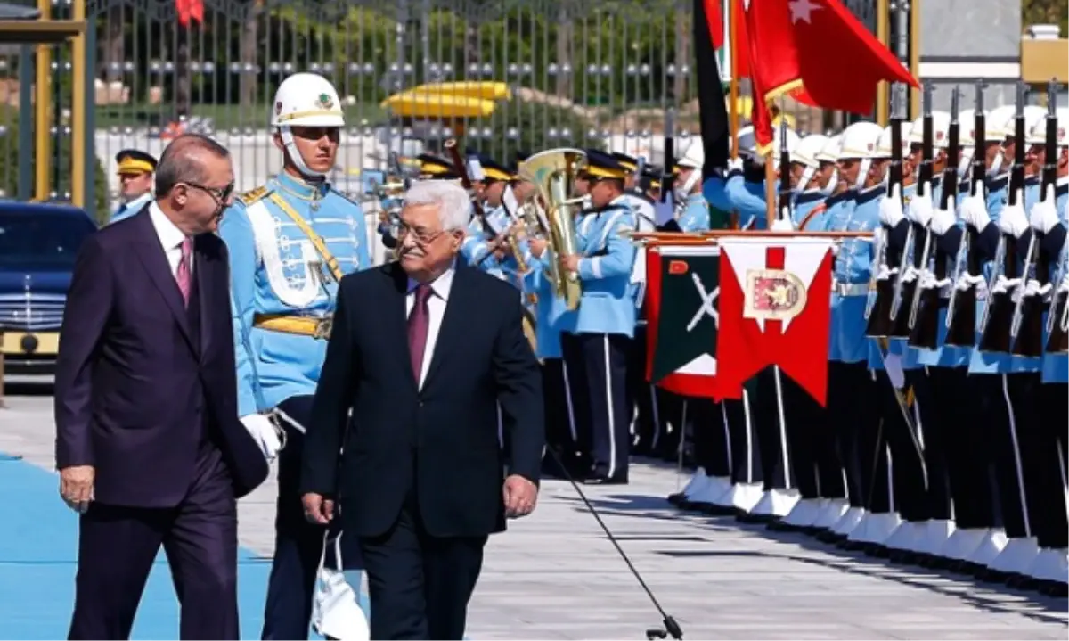 Cumhurbaşkanı Erdoğan, Abbas\'ı Resmi Törenle Karşıladı