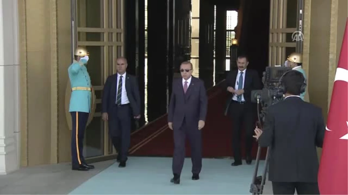 Cumhurbaşkanı Erdoğan, Abbas\'ı Resmi Törenle Karşıladı