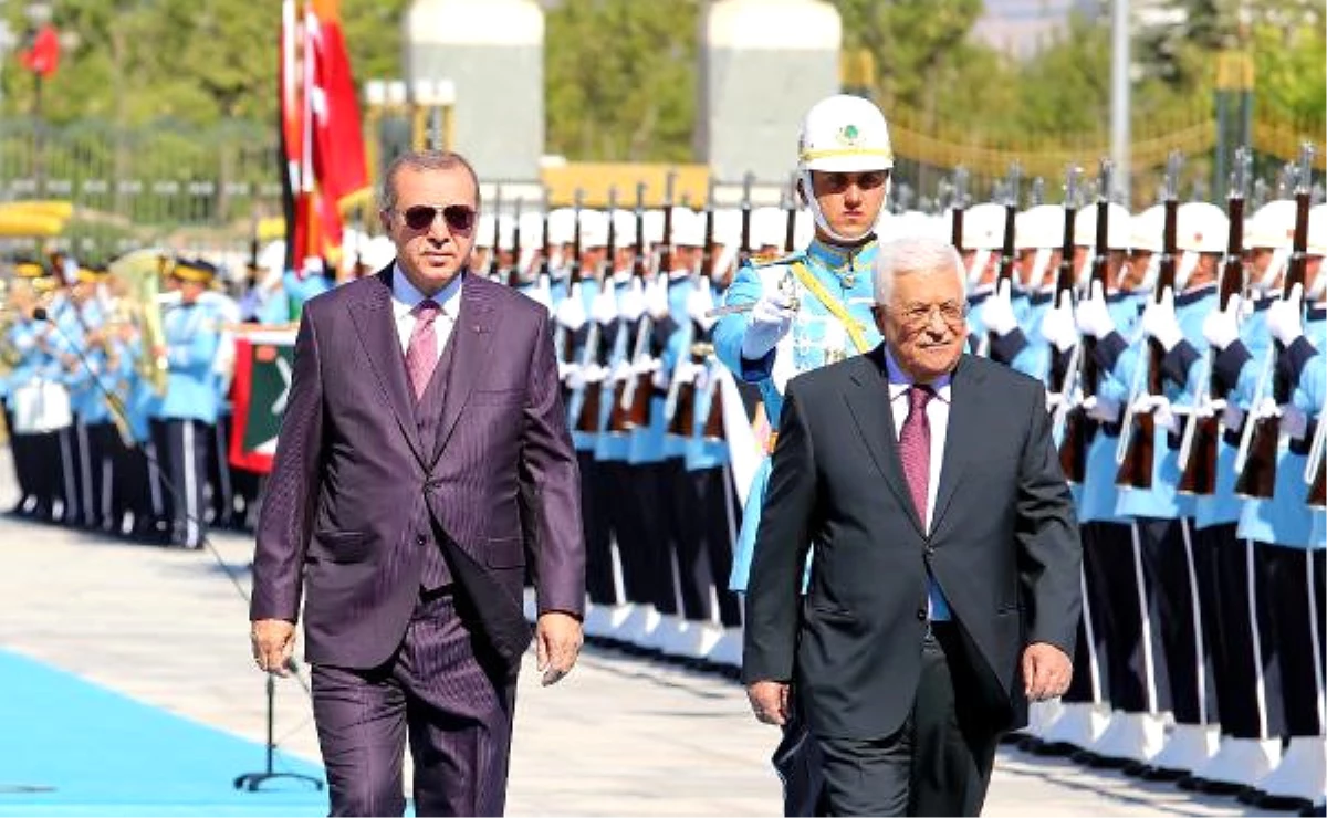 Filistin Devlet Başkanı Abbas, Cumhurbaşkanlığı Sarayı\'nda (2) - (Yeniden)