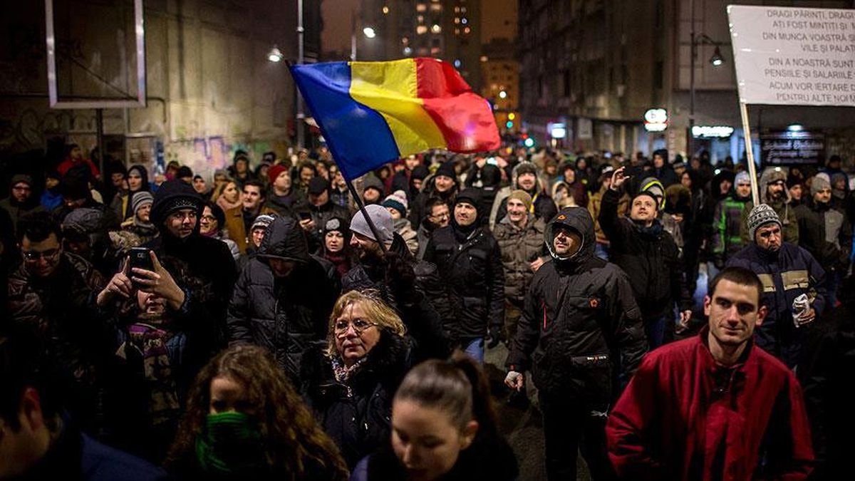 Romanya\'da Tasarı Protestosu