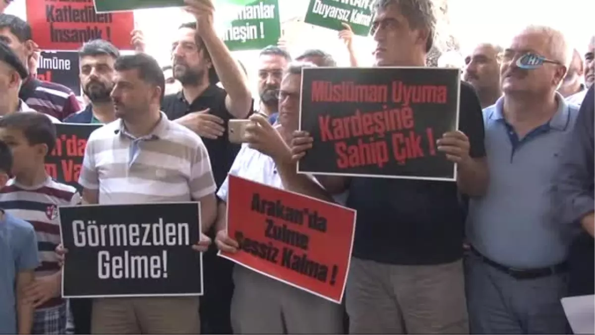 Arakan\'daki Müslüman Katliamı Sakarya\'da Protesto Edildi