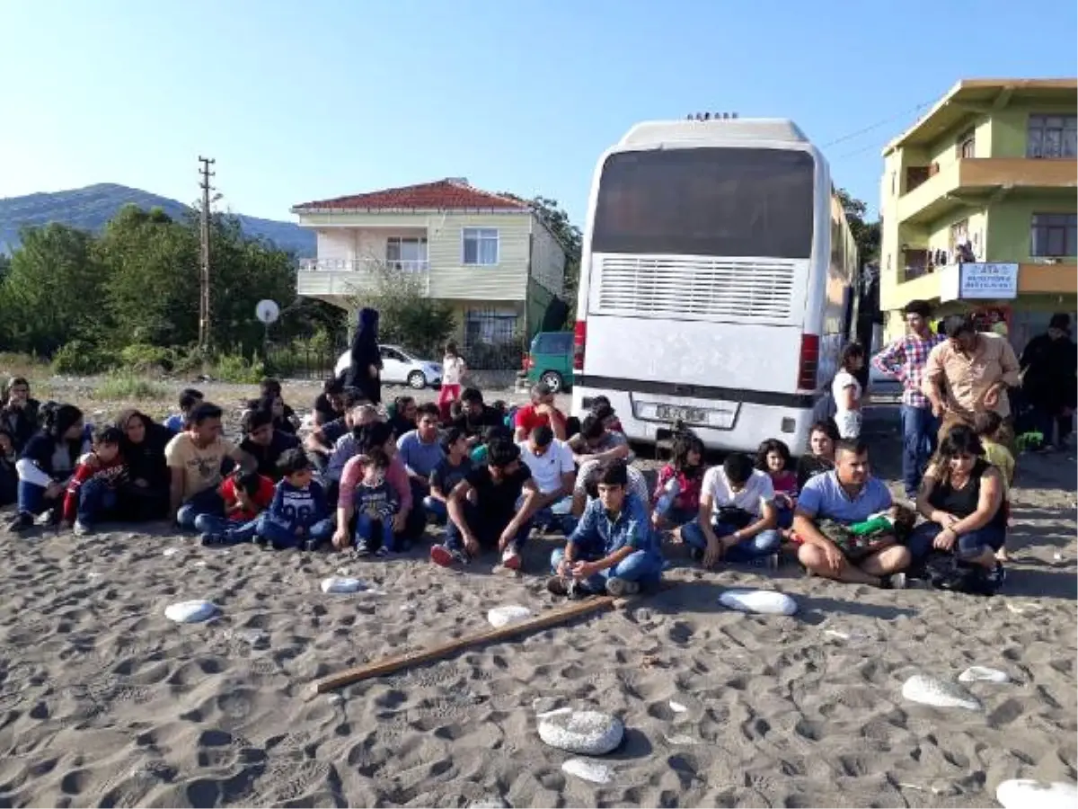 Deniz Yoluyla Romanya\'ya Gitmek İsteyen 250 Kaçak Göçmen Yakalandı
