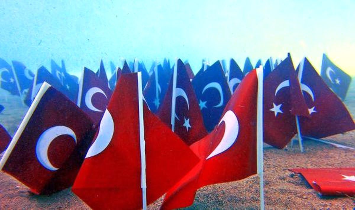 Denizin Altında 30 Ağustos\'u Kutladılar