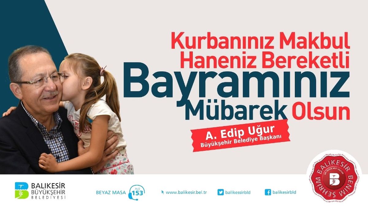 Başkan Uğur\'dan Kurban Bayramı Mesajı