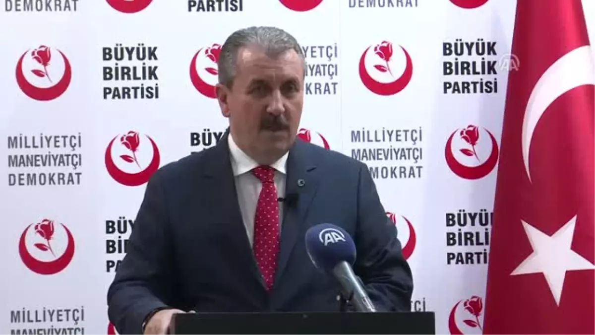 Destici: "Kılıçdaroğlu\'nun Vekilleri Bu Şekilde Genelleştirmesinin Doğru Olmadığını Düşünüyorum"