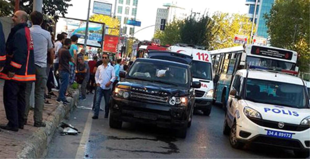 Ek Bilgilerle) Beşiktaşta Trafik Kazası: 2 Yaralı