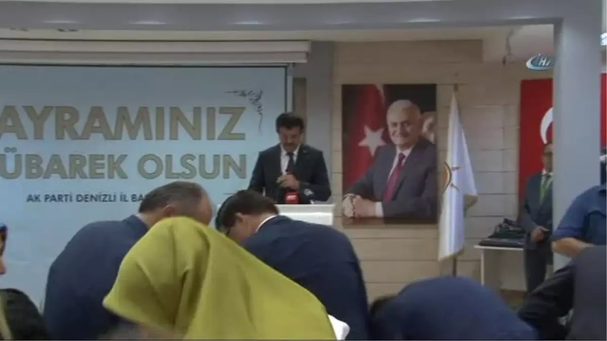 Ekonomi Bakanı Nihat Zeybekci, AK Parti İl Başkanlığı\'nda Konuştu