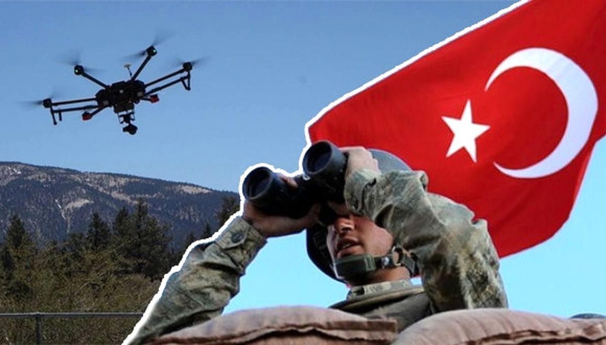 Hakkari\'de Teröristlere Ait Drone Düşürüldü!