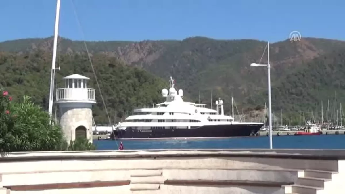 Ürdün Kralı\'nın Lüks Yatı "Sarafsa" Marmaris\'te