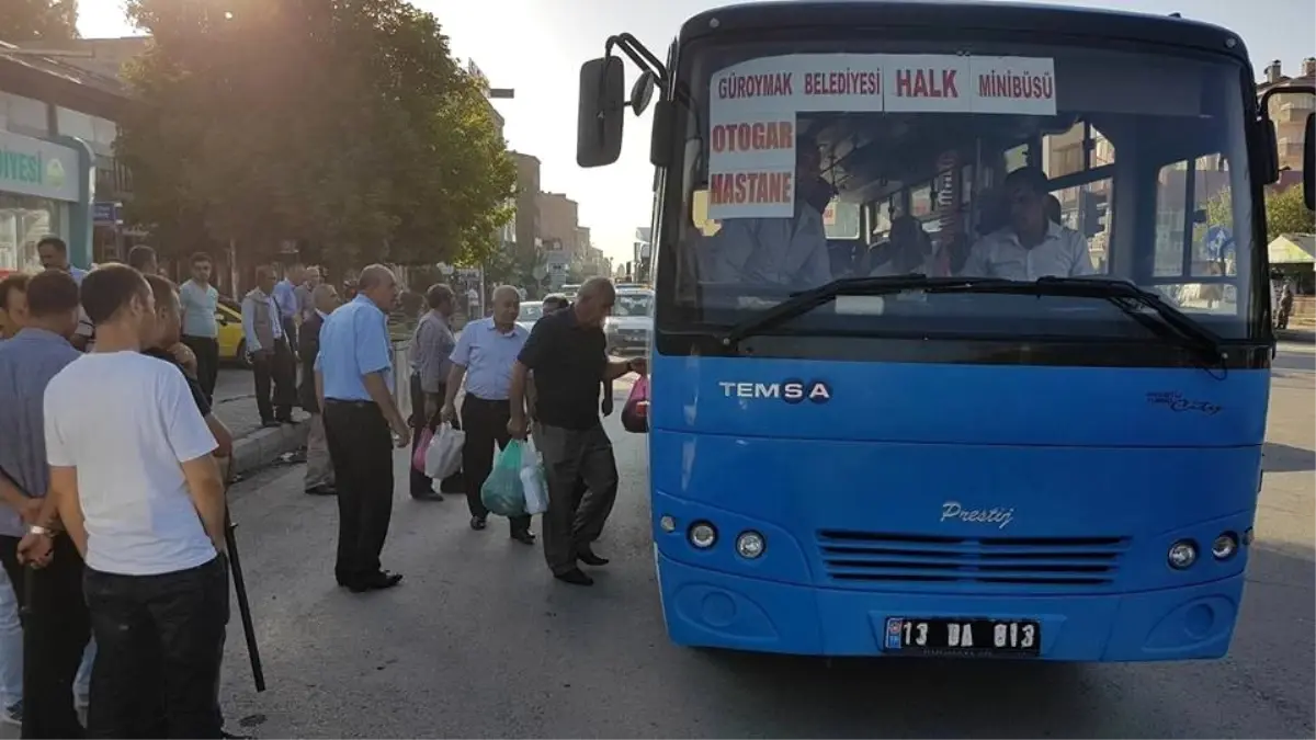 Belediyeden Ücretsiz Toplu Ulaşım