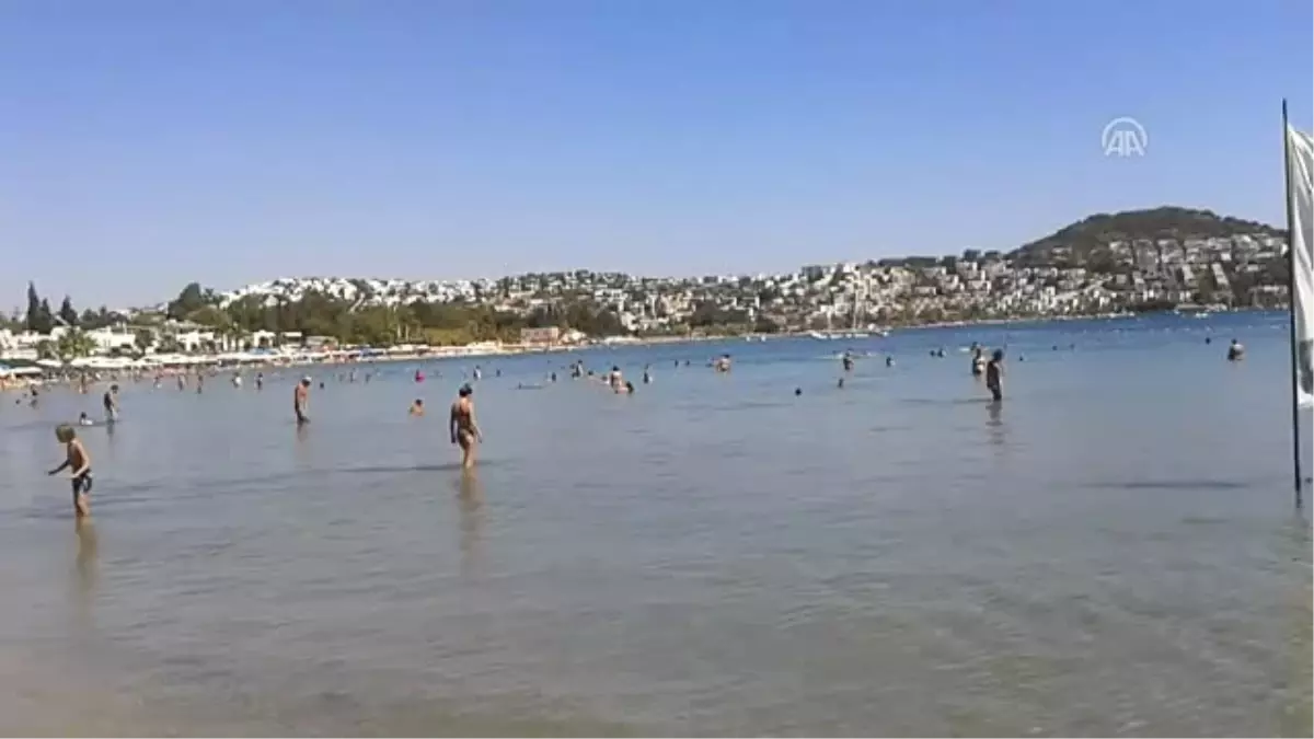 Bodrum Sahillerinde Bayram Tatili Yoğunluğu