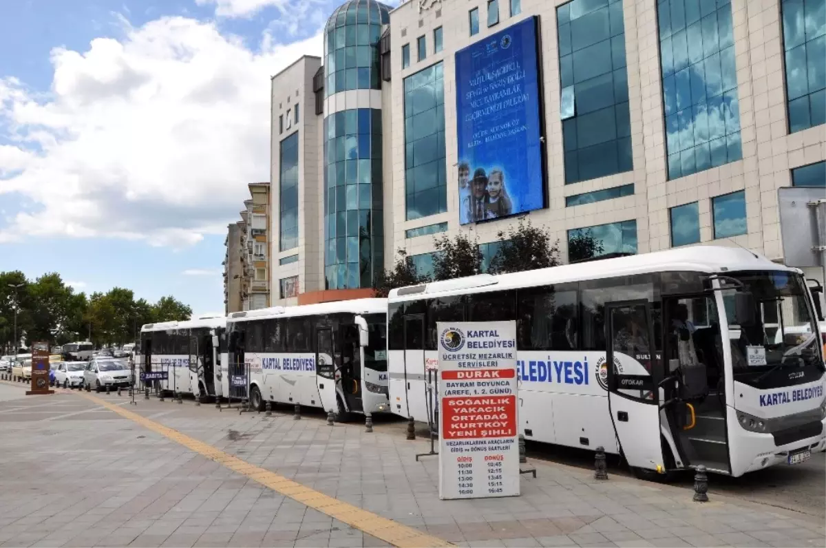 Kartal Belediyesi\'nden Kurban Bayramı\'nda Mezarlık Ziyareti Hizmeti